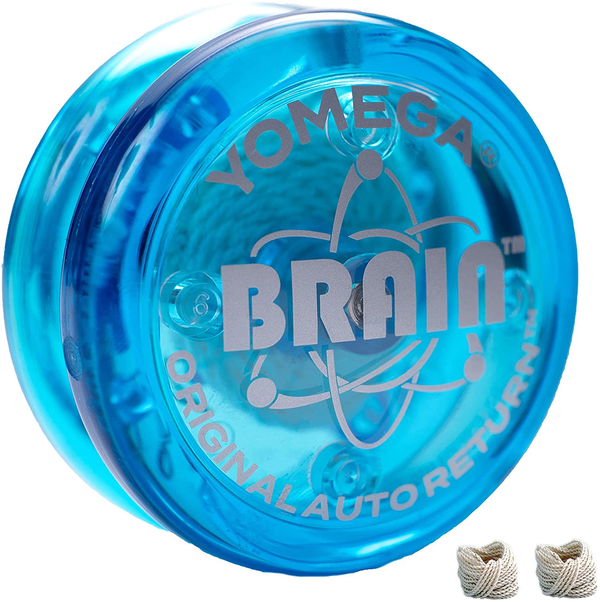 Yoyo | Brain in translucent blue with auto return clutch system for easy play, ideal for beginning players.