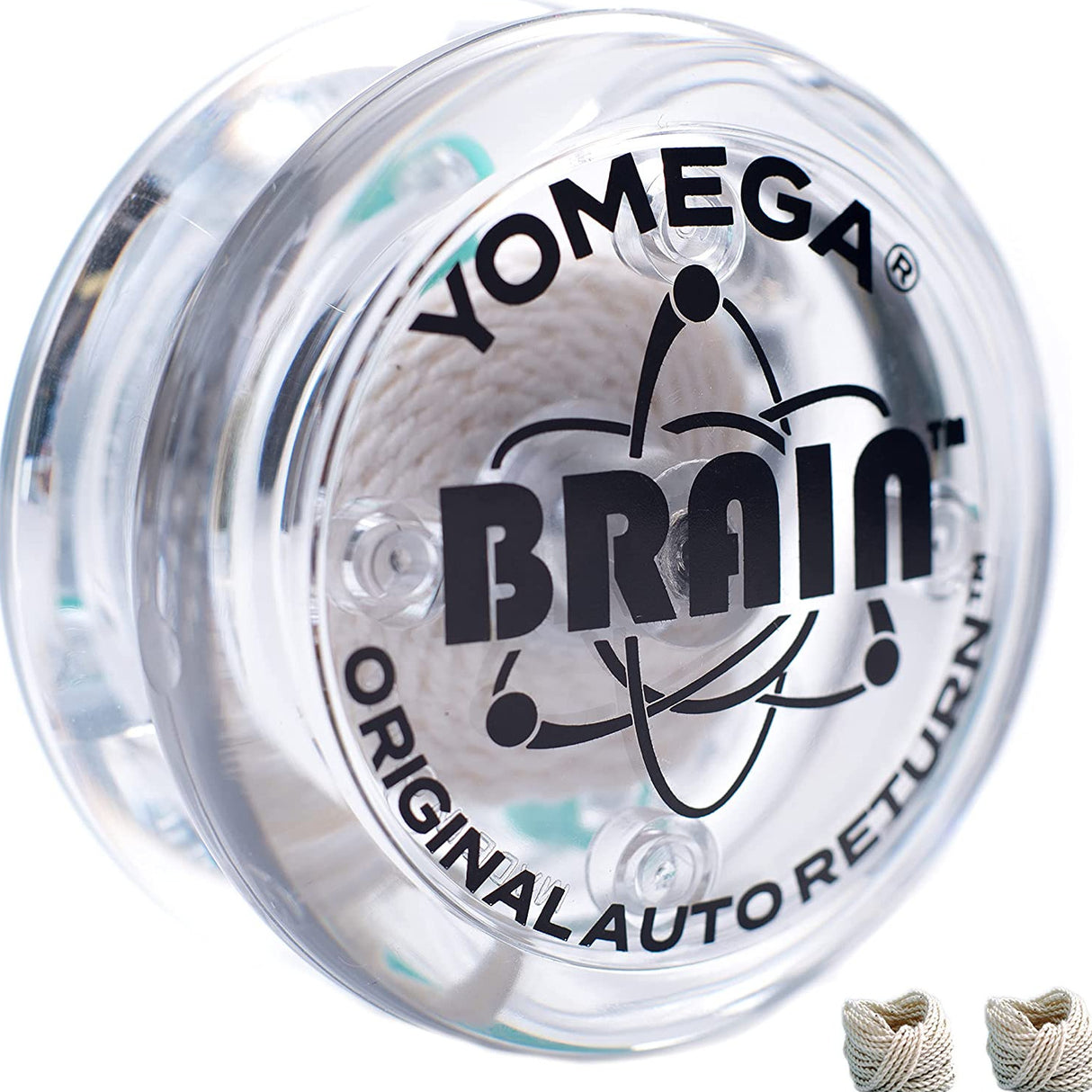 Yoyo | Brain clear plastic yoyo with auto return clutch system for beginner players learning classic tricks easily.