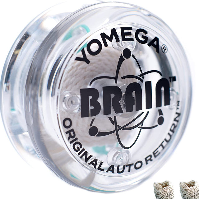 Yoyo | Brain clear plastic yoyo with auto return clutch system for beginner players learning classic tricks easily.