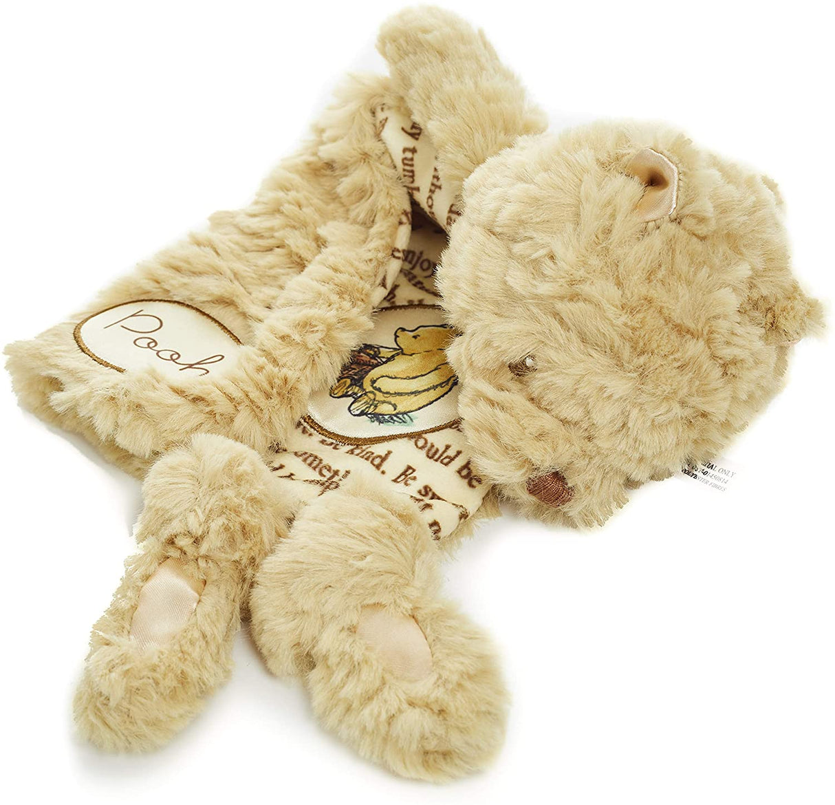 Winnie the Pooh Blankie plush doll and security blanket perfect for snuggling and soothing babies.