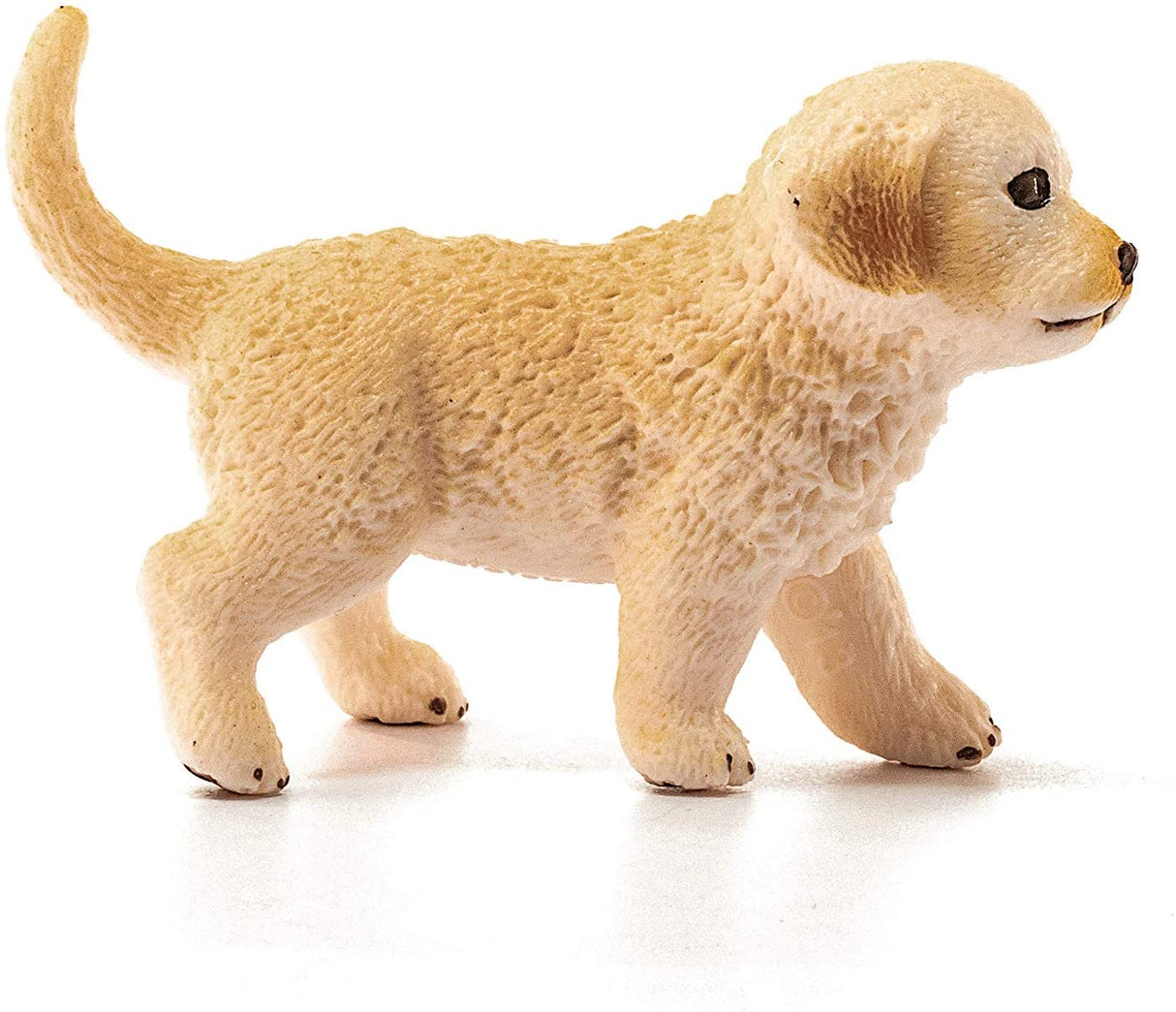 Golden Retriever Puppy figurine with honey-colored coat, standing with a friendly and playful expression.