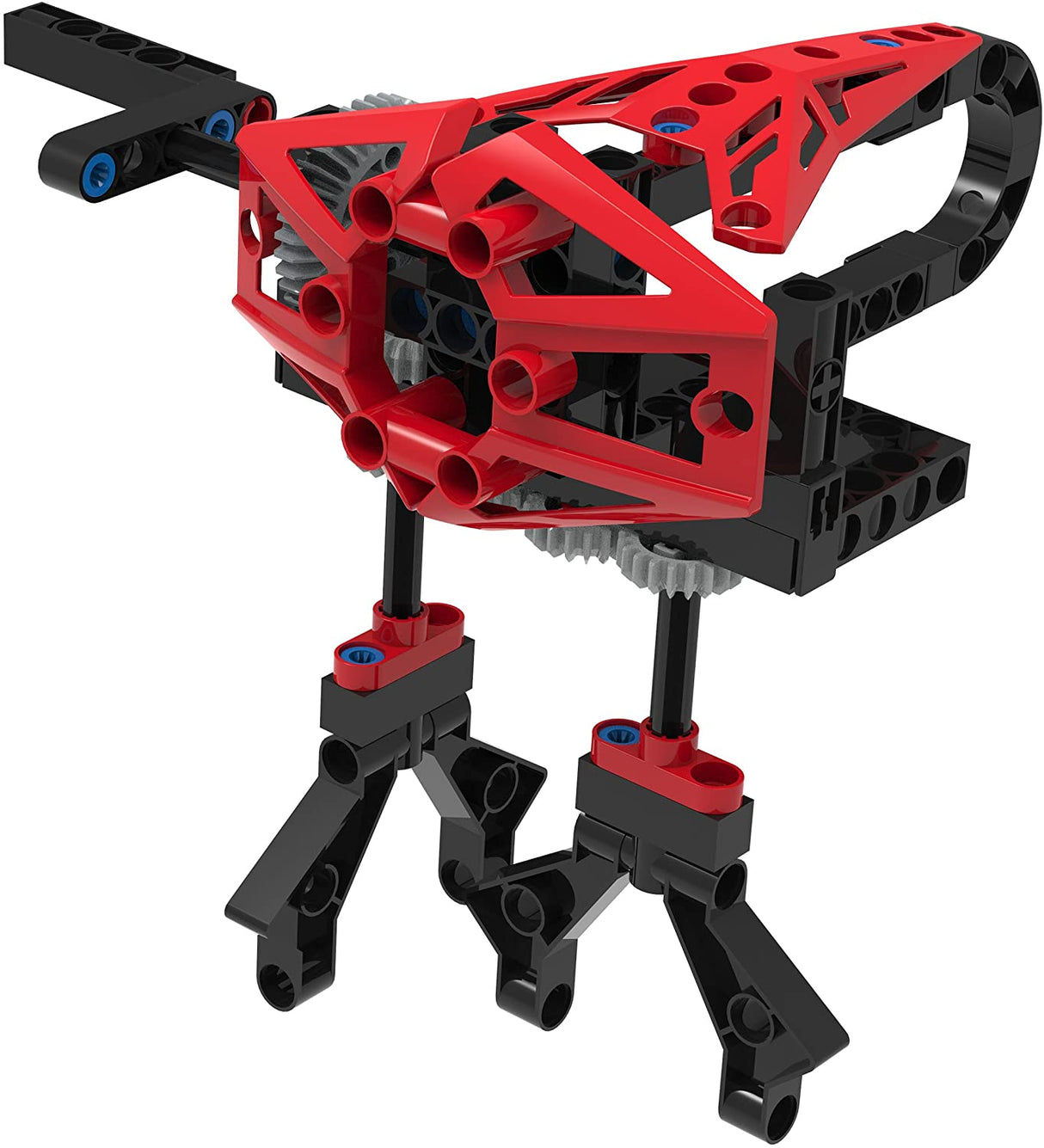 Geared Up Gadgets model showing interlocking gears and mechanical parts for hands-on learning of transmissions.
