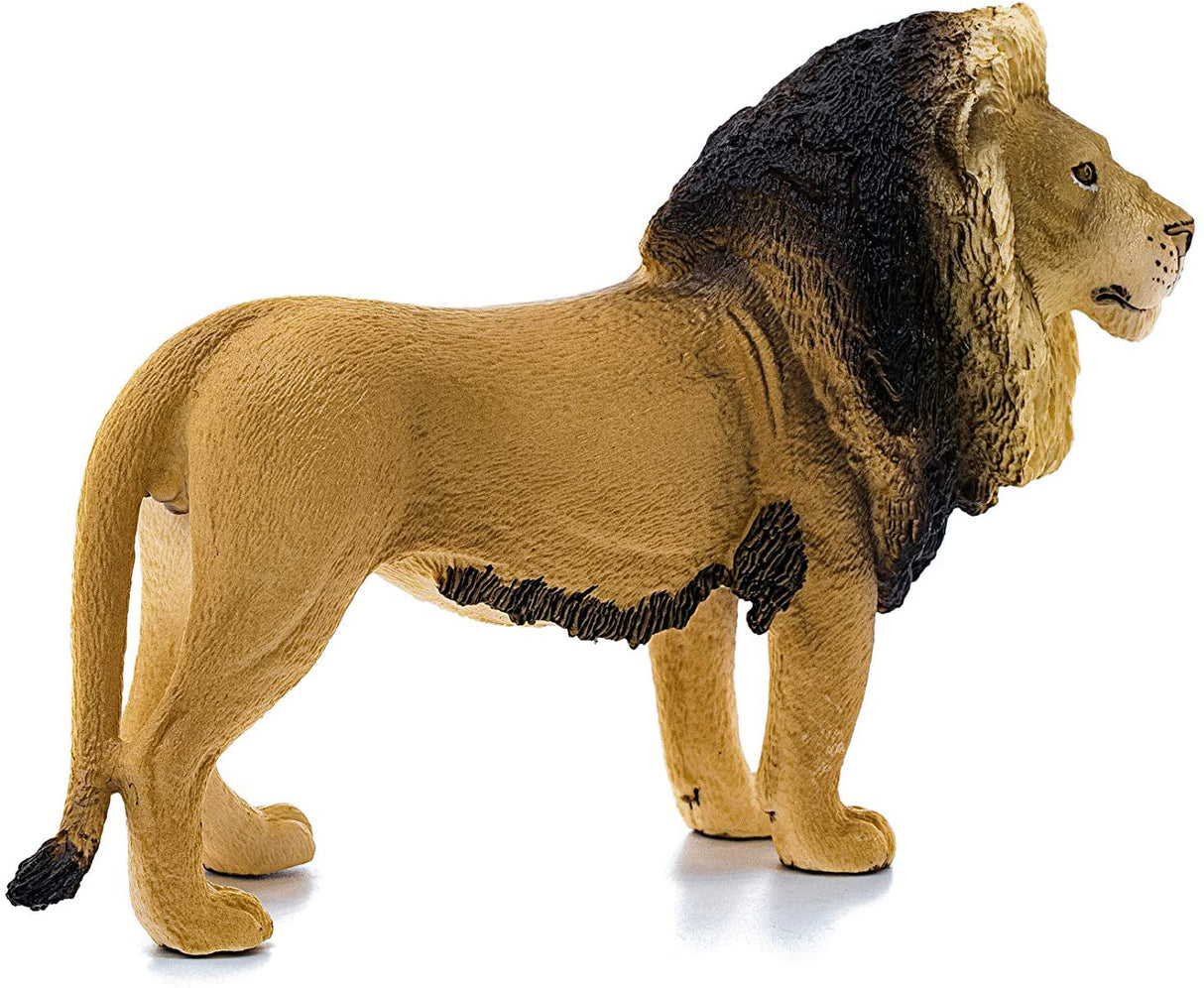 Lion figurine with detailed mane showing strength and protection, perfect for children aged 3-8 years.
