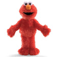Elmo plush toy with soft red fur, orange nose, and big eyes, perfect for cuddling and Sesame Street fans.
