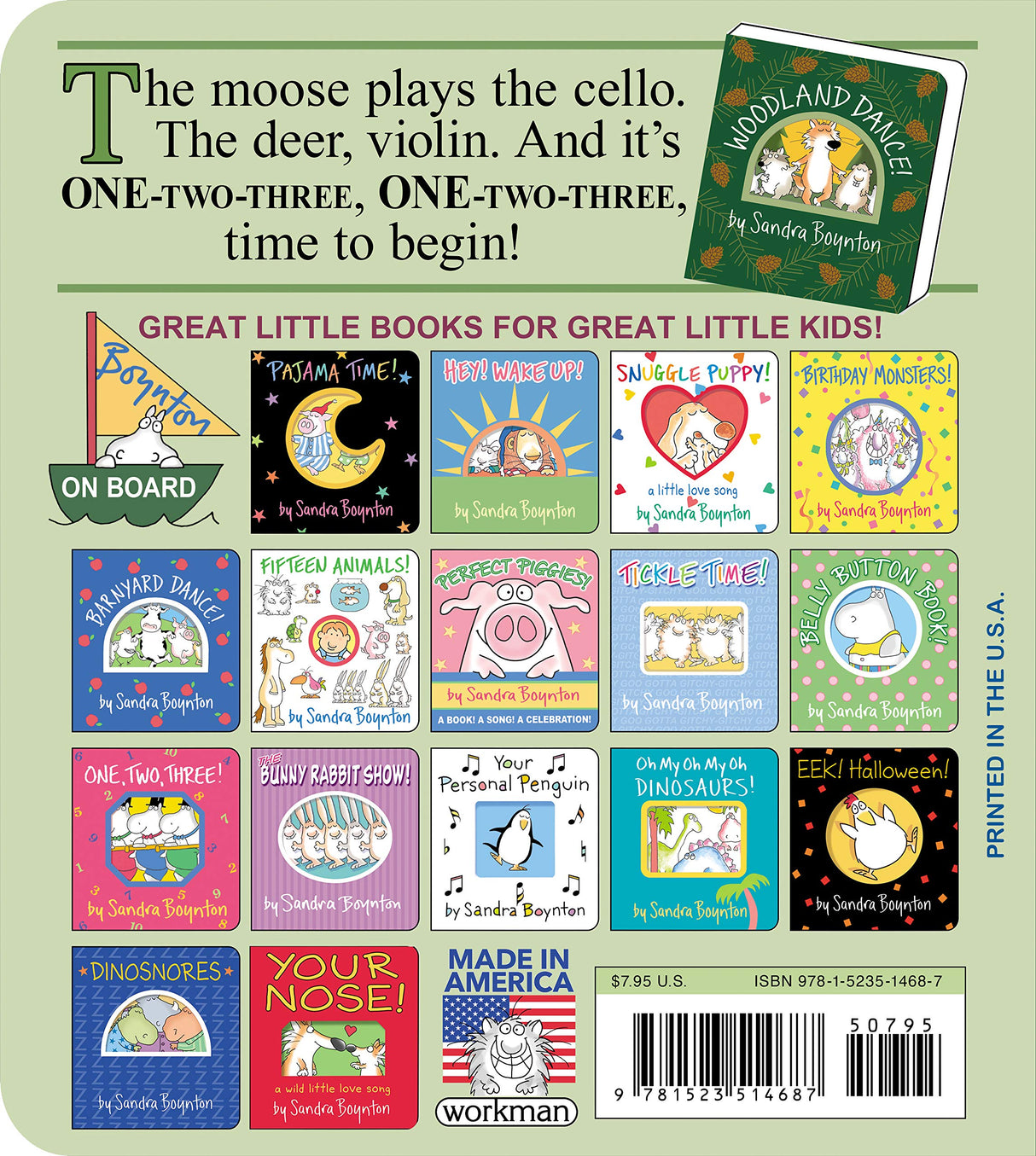 Woodland Dance book cover showing woodland animals playing cello and violin in a magical forest scene.