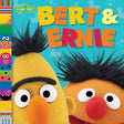 Sesame St Friends: Bert & Ernie board book cover with colorful characters Bert and Ernie on a blue background.