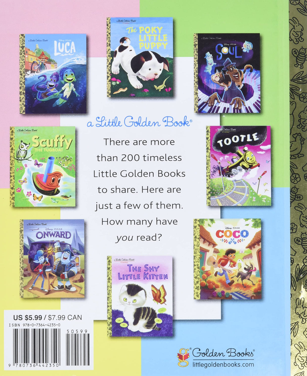 Little Golden Book Disney Encanto product image with colorful covers showcasing classic Little Golden Books.