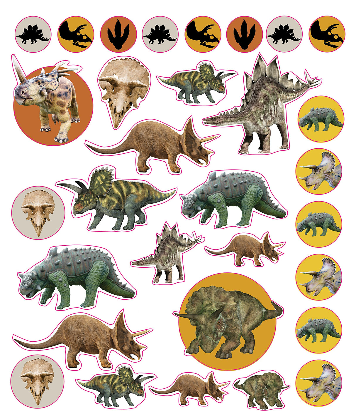 Eyelike Stickers: Dinosaurs featuring detailed, reusable prehistoric dinosaur stickers for creative play and learning.