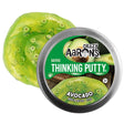 Mini Trendsetters Avocado Thinking Putty in avocado green with teeny avo pieces, soft and stretchy sensory putty for kids 3+