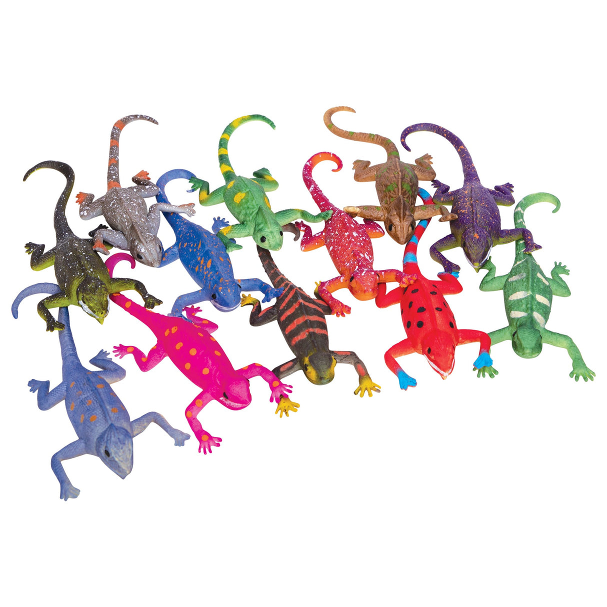Color Changing Revealeons colorful chameleon toys that change colors in warm water, perfect for tactile play and bathtime fun.