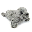 Seal Speckles plush 12-inch gray and white soft squeezable monk seal toy for children ages 2 and up.