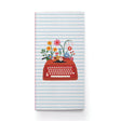 You're My Type Notebook with a red typewriter and colorful flowers on a lined travelers notebook cover.