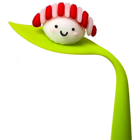 Sushi Wiggle Gel Pen with a cute sushi design and smooth fine tip black gel ink, each sold individually.