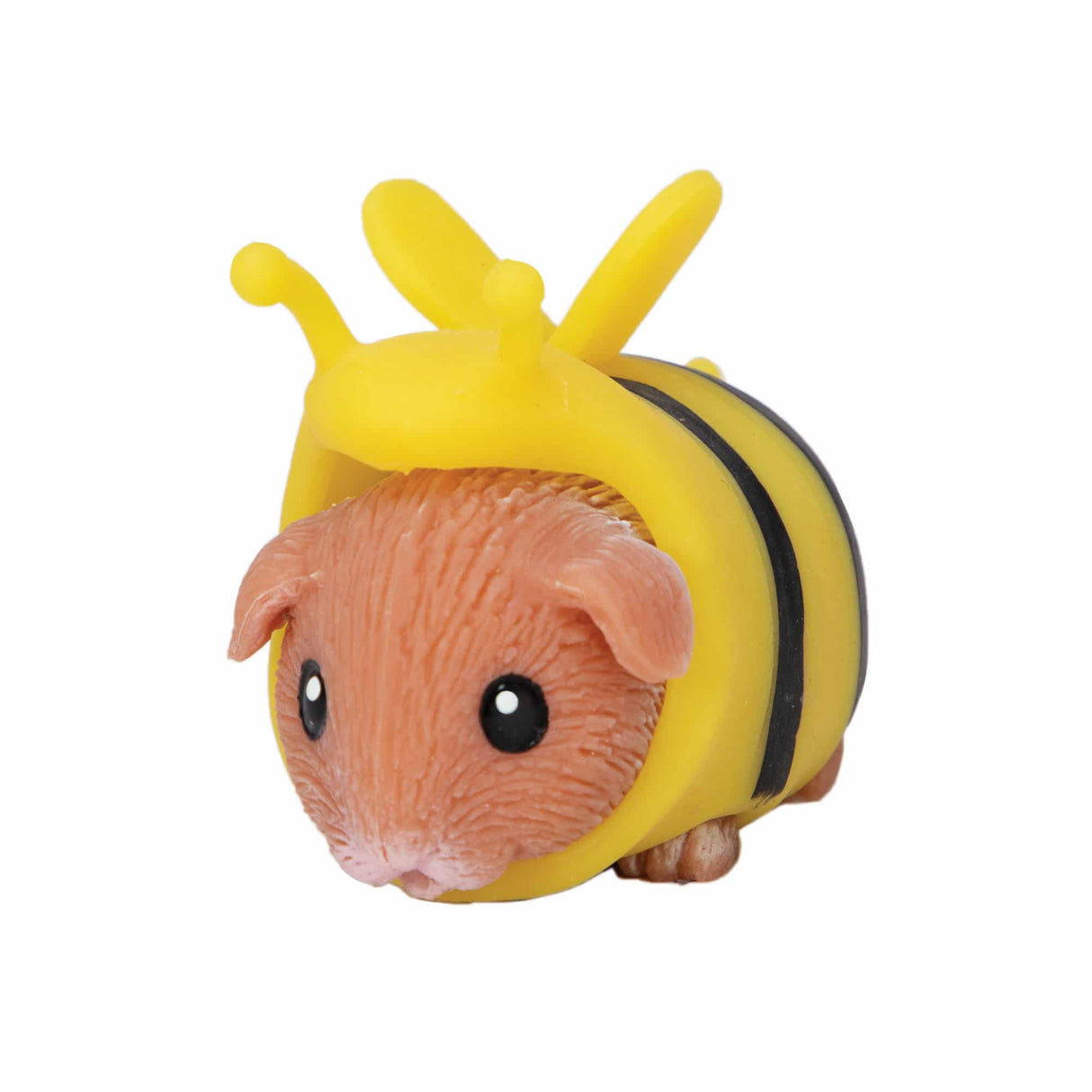 Guinea Pig Party Animal dressed in a yellow bee costume, squishable and perfect for festive play.