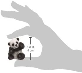 Panda Cub small plush toy measuring 1.8 inches, shown held between fingers, perfect for collectors and gifts.