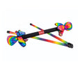Juggling Sticks | Tie-Dye with vibrant rainbow colors and tie-dye fabric ends for balance and fun skill-building.