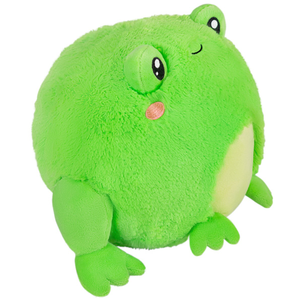 Frog Mini plush toy, a soft, round, green frog with big eyes, perfect for cuddling and playtime.