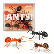 Ants! set with six giant vinyl ants in three shades perfect for pranks and outdoor fun on kitchen counters or picnics.