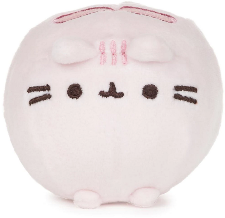 Pusheen Round Squishy in soft pink, a slow rise plush toy perfect for little hands and squishy lovers.