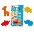 Bath Beans Wild Animals with colorful animal-shaped sponges and dissolvable capsules for bath fun.