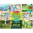 Sticker Pad Habitats reusable sticker book with 5 scenes and over 150 repositionable animal and nature stickers.