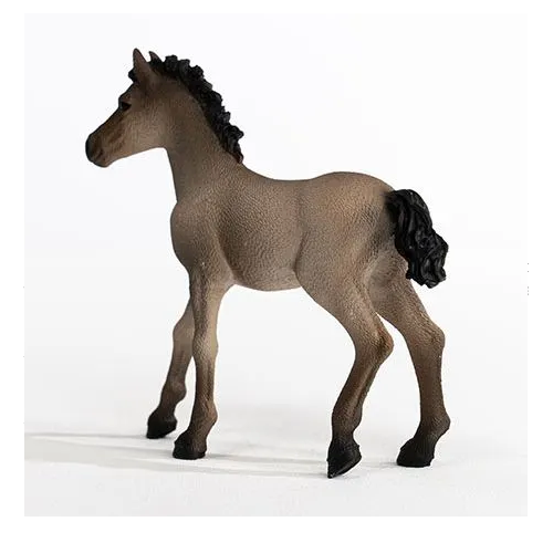 Criollo Definitivo Foal hand-painted horse figurine with detailed mane and tail, perfect for animal collections or gifts.