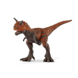 Carnotaurus dinosaur figure with sharp teeth and powerful legs, detailed Late Cretaceous period model for kids 4 and up.