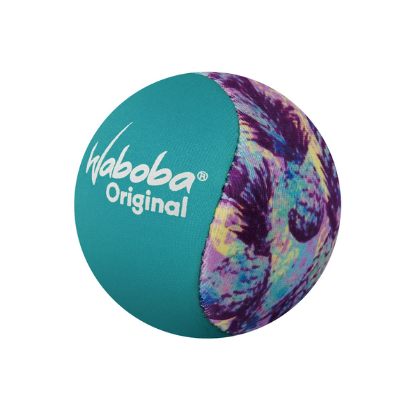 Waboba Original Tropical ball with tropical design, water-bouncing toy perfect for lakes and oceans, 2.2 inches size.