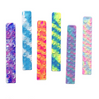 OMG Octopop Tie Dye suction cup fidget toys in assorted colorful tie dye designs, perfect for popping fun on smooth surfaces.