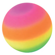 Playground Ball | 5 inch Neon colorful bouncy ball with vibrant rainbow shades, perfect for little hands during playtime.