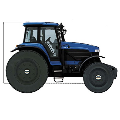 Wheelie Board Book Farm Tractor features a blue tractor illustration perfect for kids who love farm vehicles.
