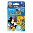 Disney Eye Found It! card game featuring Mickey Mouse and scenes from 12 Disney realms for ages 3 and up.
