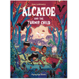 Cover of Alcatoe and the Turnip Child showing children and a walking turnip in a spooky autumn forest scene.