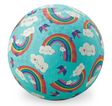 Playground Ball 7in | Rainbow Dreams with textured surface and colorful rainbows and clouds design for kids ages 3 and up.