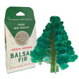 Crystal Grow Balsam Fir kit with vibrant green crystal pine tree and eco-friendly packaging for holiday decor.