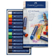 Oil Pastels set by Faber-Castell with 12 vivid colors for smooth blending and rich oil pastel effects.