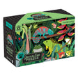 100pc Frogs & Lizards Glow Puzzle box featuring colorful amphibians and reptiles in a jungle scene that glows in the dark.