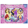 100pc Disney Princesses Puzzle featuring colorful images of six princesses designed for ages 6 and up.