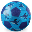 Soccerball | Shark City Size 3 blue glitter soccer ball with shark design, perfect for kids ages 4-8.