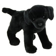 Black Lab Chester plush toy with soft black fur and detailed face, perfect for cuddling or playtime.