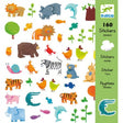 Animals Stickers featuring 160 colorful animal and nature-themed stickers for creative and educational play.