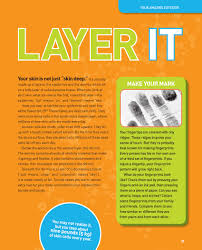 Ultimate BodyPedia book cover showing a colorful title and skin layer illustrations for kids ages 7-11 learning about the body.