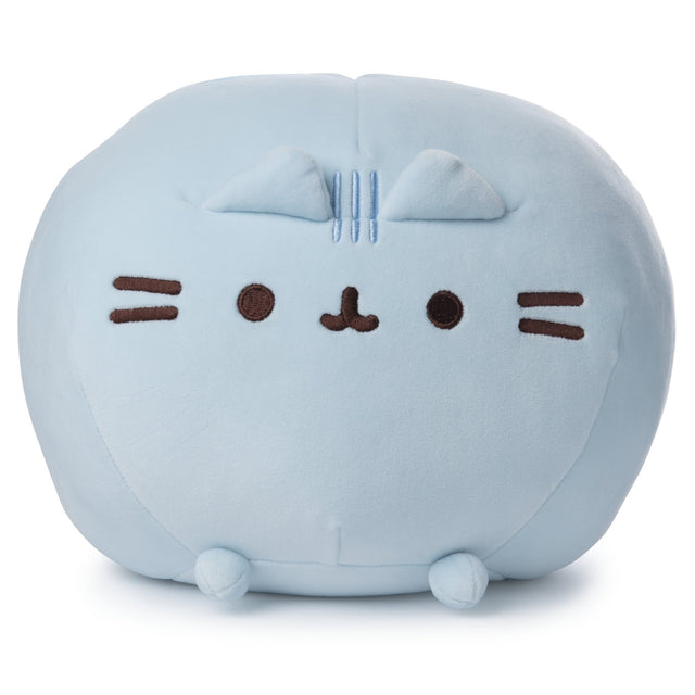 Pusheen Squisheen Blue plush toy with a squishy round shape, soft fabric, and Pusheen’s signature smile.