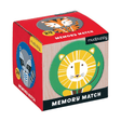 Mini Matching Animals memory match game box featuring geometric animal designs for kids ages 3 and up.