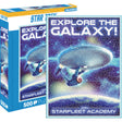 500pc Star Trek Travel Puzzle featuring Starfleet Academy ship with space background and bold "Explore the Galaxy" text.