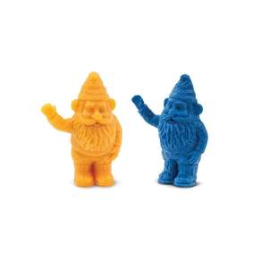 Mini Animal featuring two small colorful gnome figures, perfect for crafts, giveaways, and good luck charms.