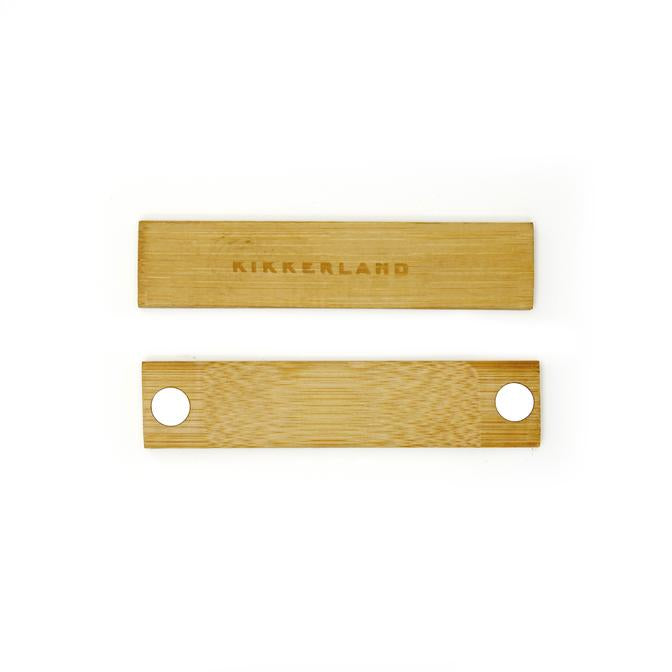 Huckleberry Grass Whistle made of eco-friendly bamboo with magnets for creating whistle tones using a blade of grass.