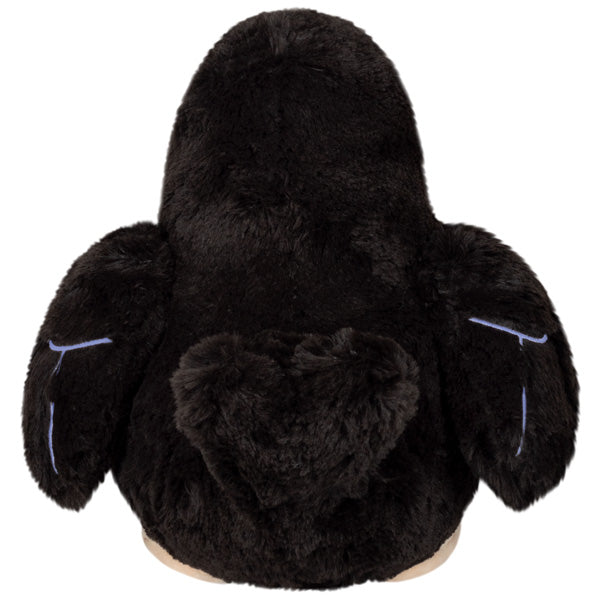 Toucan Mini plush toy in black polyester fiber with soft wings and heart-shaped tail, perfect friendly plushy pet.
