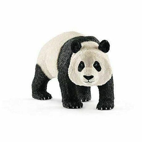 Gaint Panda Male figurine with black and white coat, realistic design, ideal for children aged 3-8 years.