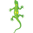 Green and yellow stretchy toy lizard for kids, perfect for squeezing and stretching - Lizard Squishimal.